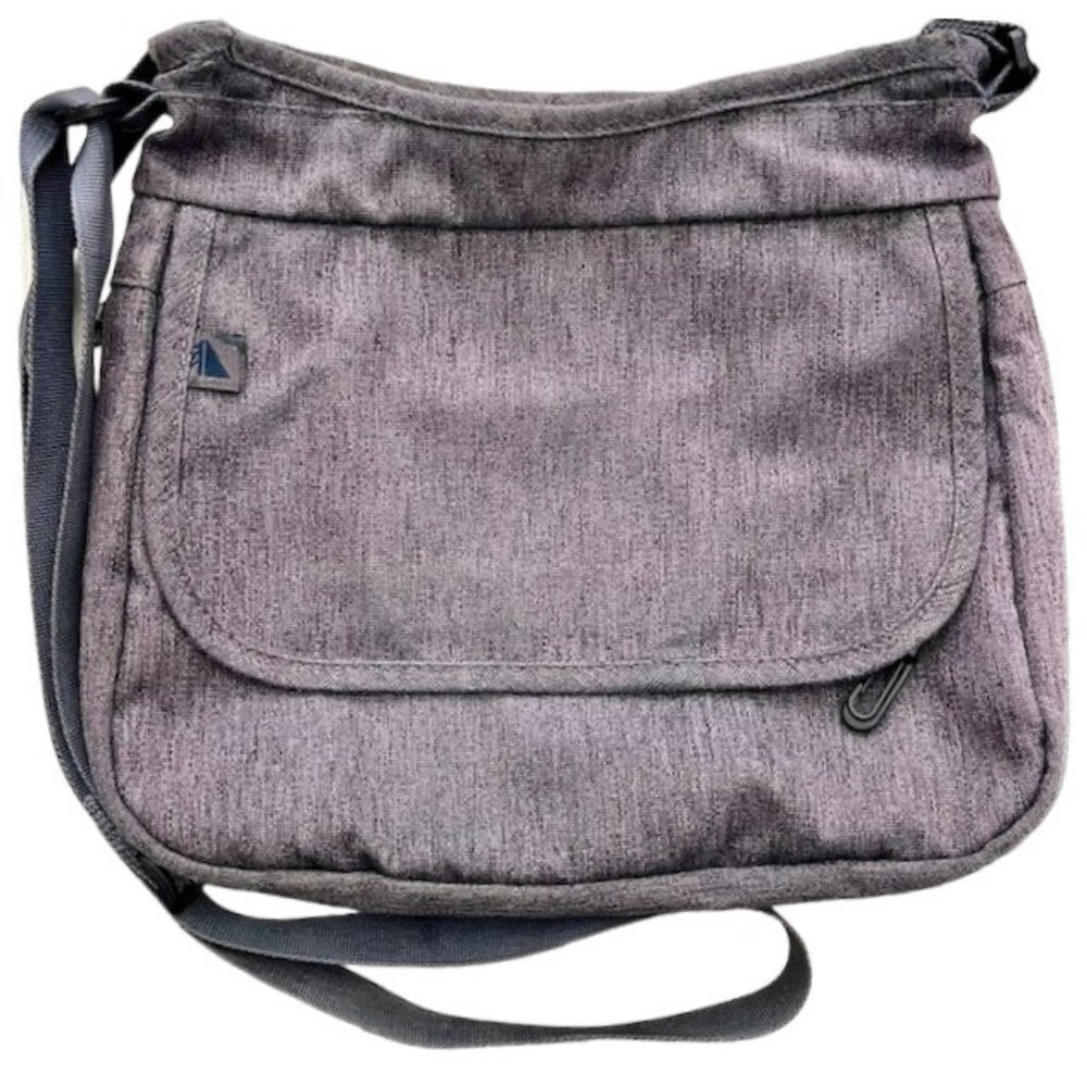 L.L. Bean Boundless Expandable Crossbody Bag - Purple Heather - 8" x 10" x 3.25”